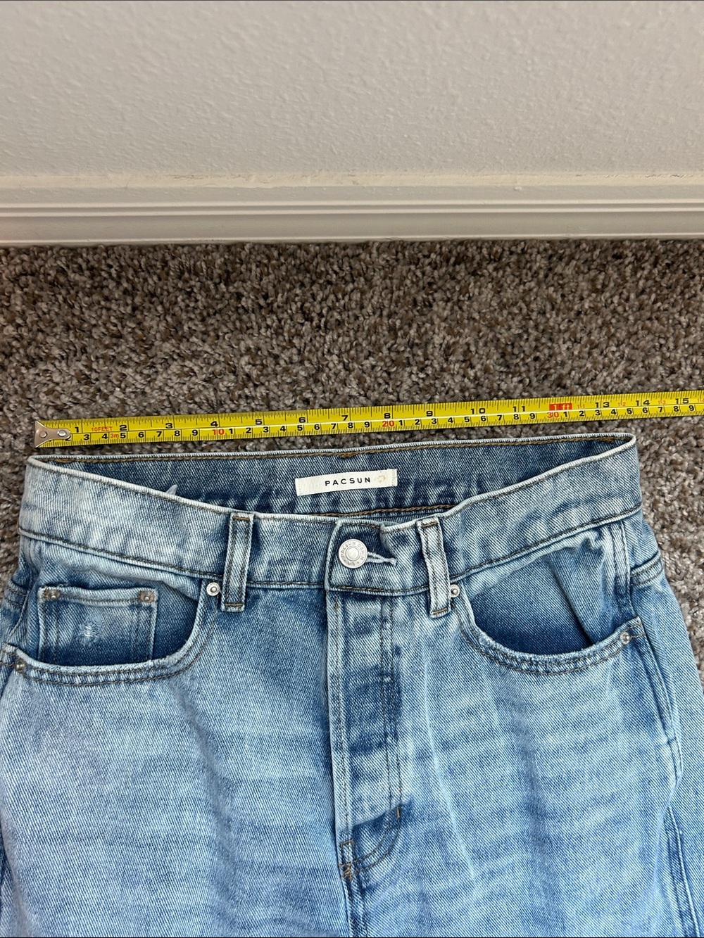PacSun High Rise Baggy Jeans Size 27 - Picture 4 of 8